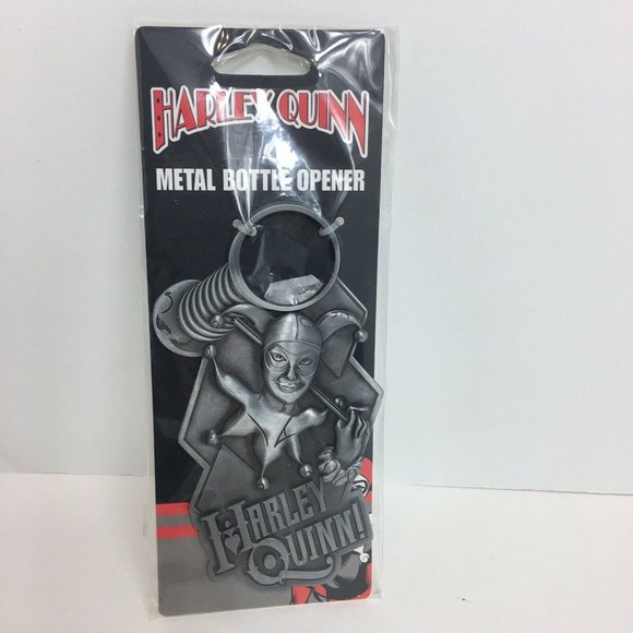 Harley Quinn Metal Bottle Opener DC Comics Batman 5" Villains Superhero Icup New - Picture 6 of 11